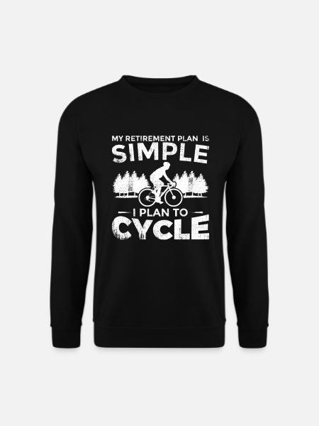 Retirement Cycling - Unisex Sweatshirt - black