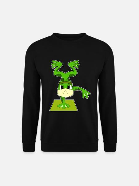 Frog Handstand Workout Gymnastics - Unisex Sweatshirt - black