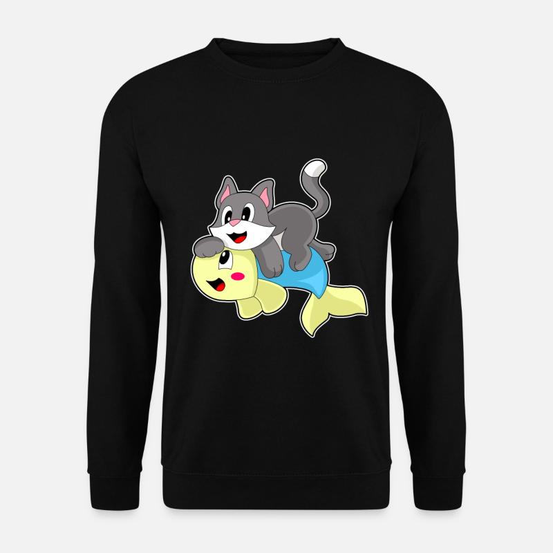 Poisson-chat - Sweat-shirt Unisexe - noir