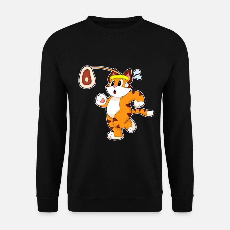 Tiger Fleisch - Unisex Pullover - Schwarz