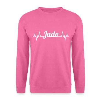 Judo Heartbeat - Unisex Sweatshirt - pink - Front