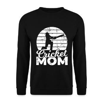 Kricket Mama - Unisex Pullover - Schwarz - Vorne - Alina (178cm) & Michal (187cm)