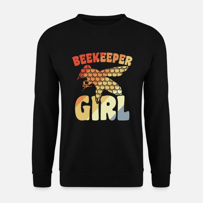 Lustiges Imkermädchen - Unisex Pullover - Schwarz