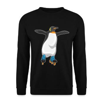 Patins en ligne Penguin Patins en ligne - Sweat-shirt Unisexe - noir - Devant - Alina (178cm) & Michal (187cm)