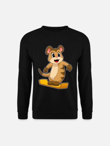 Snowboardeur Suricate - Sweat-shirt Unisexe - noir