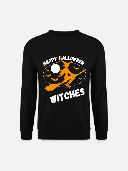 Happy Halloween Witches - Unisex Sweatshirt - black