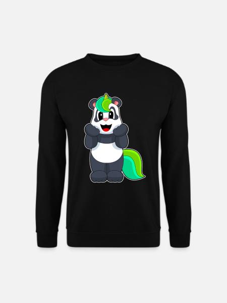 Panda Unicorn - Unisex Sweatshirt - black
