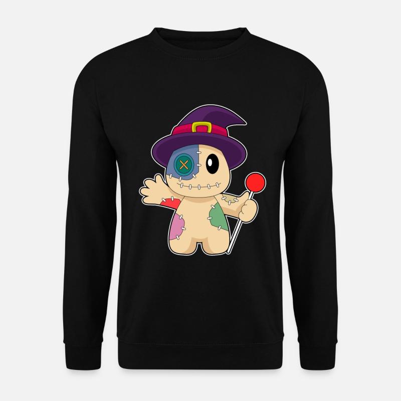 Voodoo Doll Halloween - Unisex Sweatshirt - black