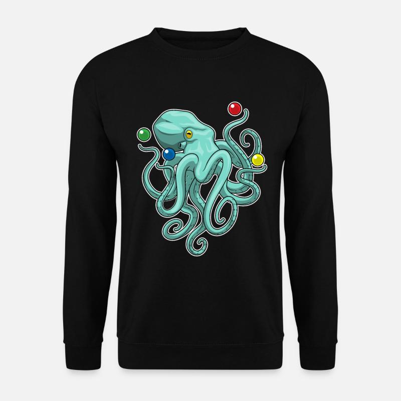 Jongleur de poulpe jongleur - Sweat-shirt Unisexe - noir