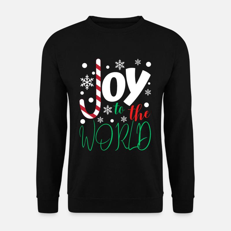 Freude in der Welt - Unisex Pullover - Schwarz