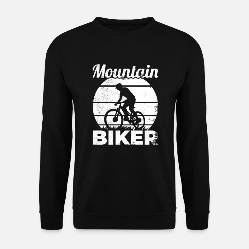 Funny mountain biker - Unisex Sweatshirt - black