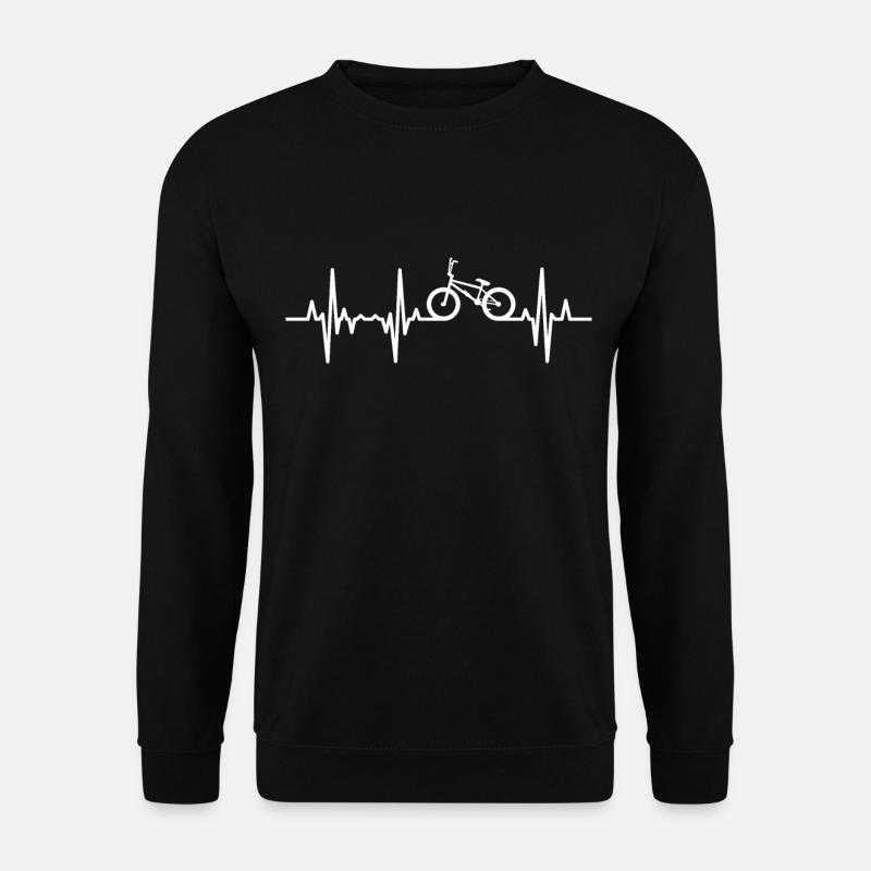 BMX Herzlinie - Unisex Pullover - Schwarz