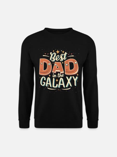 Best dad in the galaxy - Unisex Sweatshirt - black