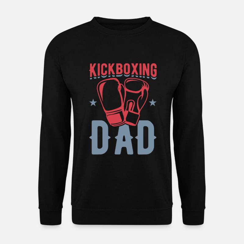 Kickboxing Dad - Unisex Pullover - Schwarz