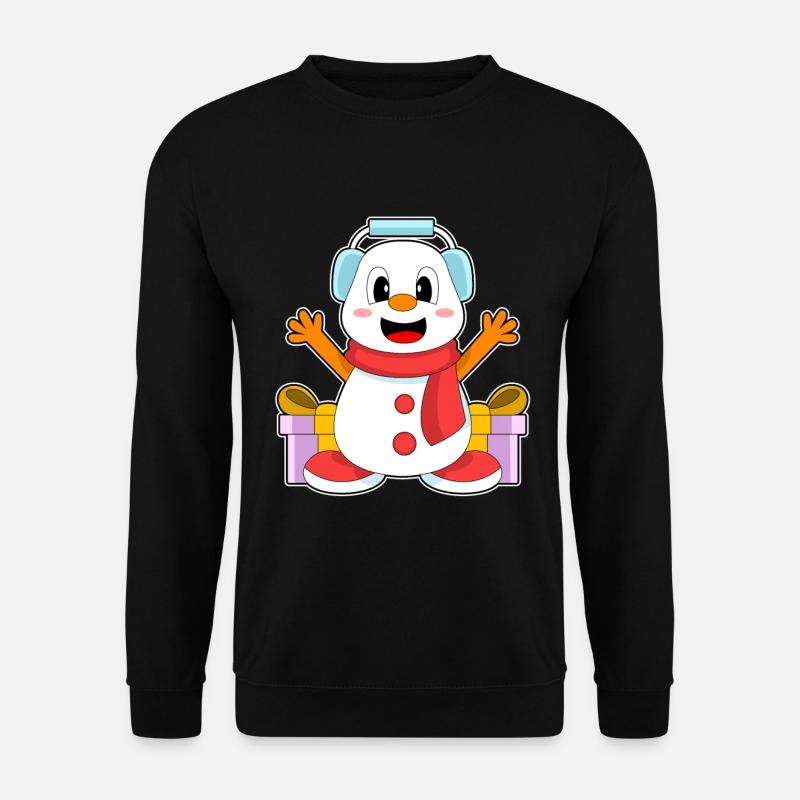 Snowman Christmas Music - Unisex Sweatshirt - black