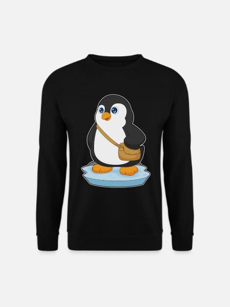 Penguin Shoulder Bag - Unisex Sweatshirt - black