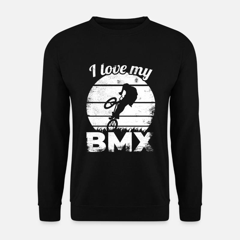 BMX Fahrer Spruch - Unisex Pullover - Schwarz