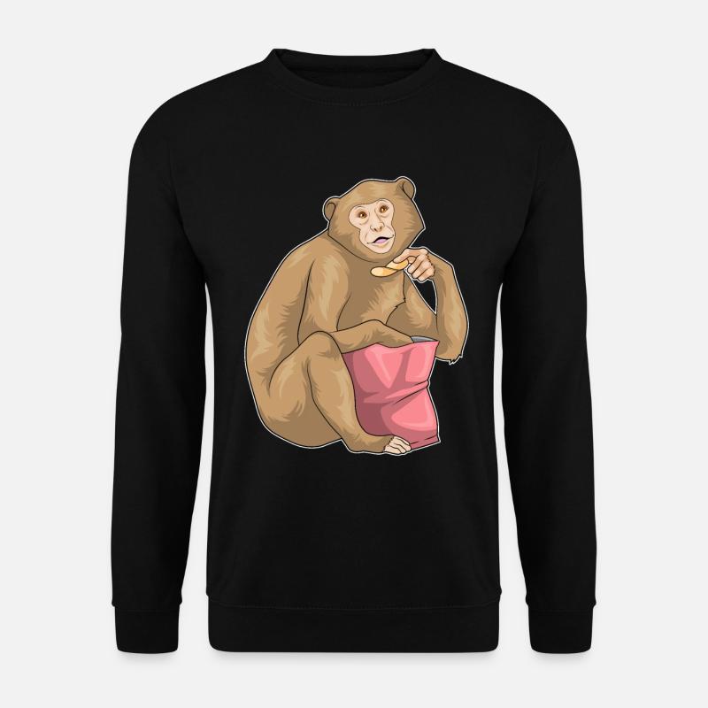 Monkey Potato Chips - Unisex Sweatshirt - black