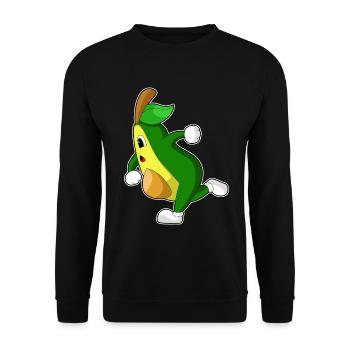 Avocat Jogger Jogging Sport - Sweat-shirt Unisexe - noir - Devant - Alina (178cm) & Michal (187cm)