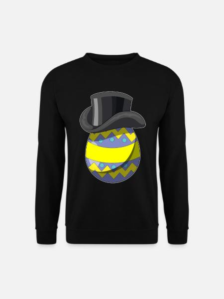 Osterei Ostern Zauberer - Unisex Pullover - Schwarz