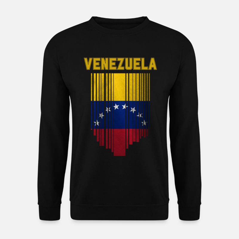 Flagge von Venezuela - Unisex Pullover - Schwarz
