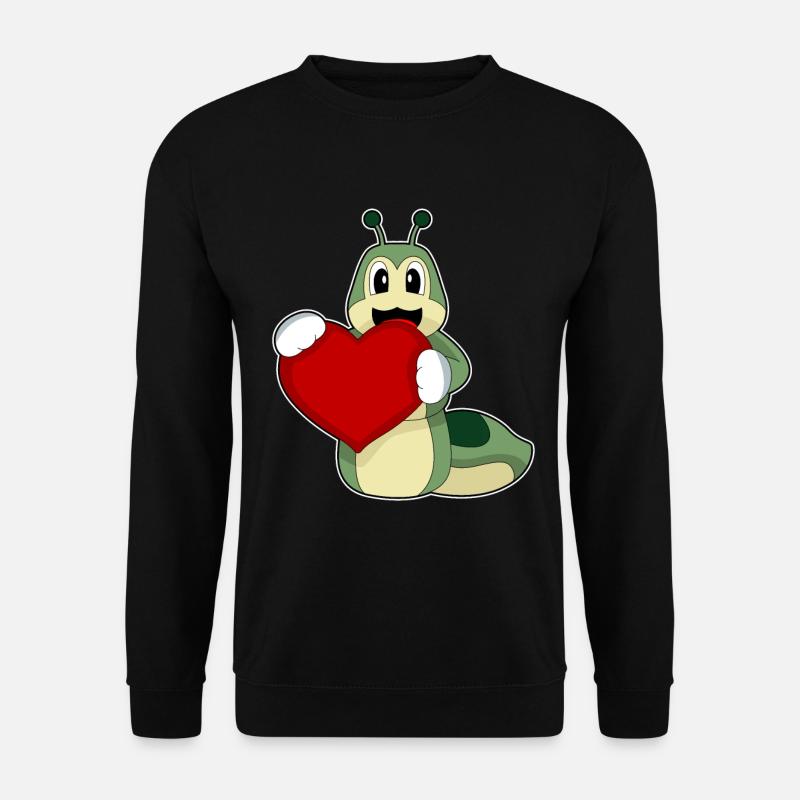 Caterpillar Heart - Unisex Sweatshirt - black