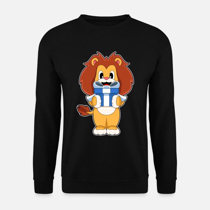 Löwe Weihnachten Paket - Unisex Pullover - Schwarz