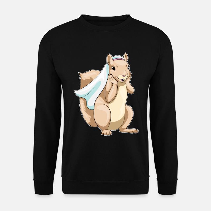 Squirrel Bridal Veil Wedding - Unisex Sweatshirt - black