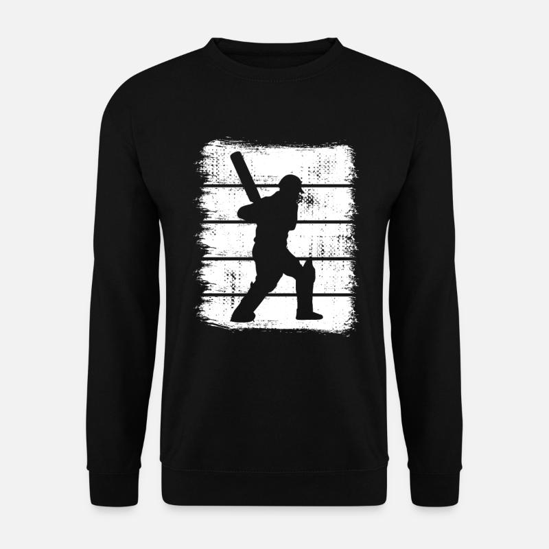 Cricket Batsman - Unisex Sweatshirt - black