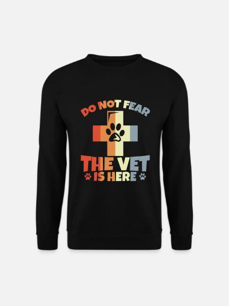Tierarzt Witz - Unisex Pullover - Schwarz