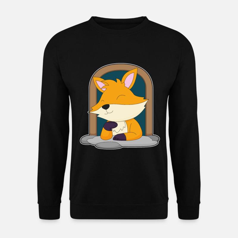 Süßer Fuchs - Unisex Pullover - Schwarz