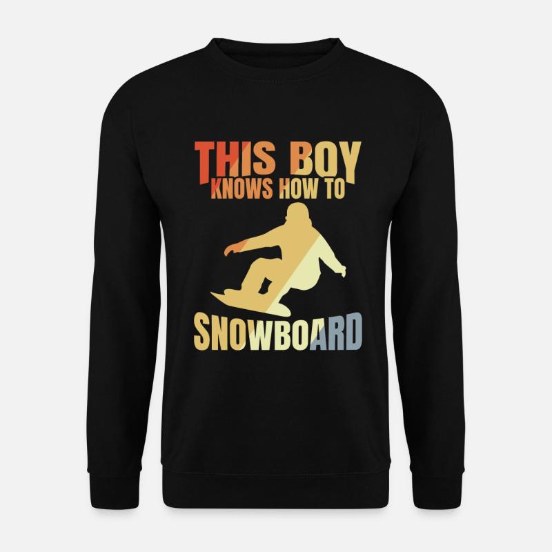 Snowboard Boy - Unisex Sweatshirt - black