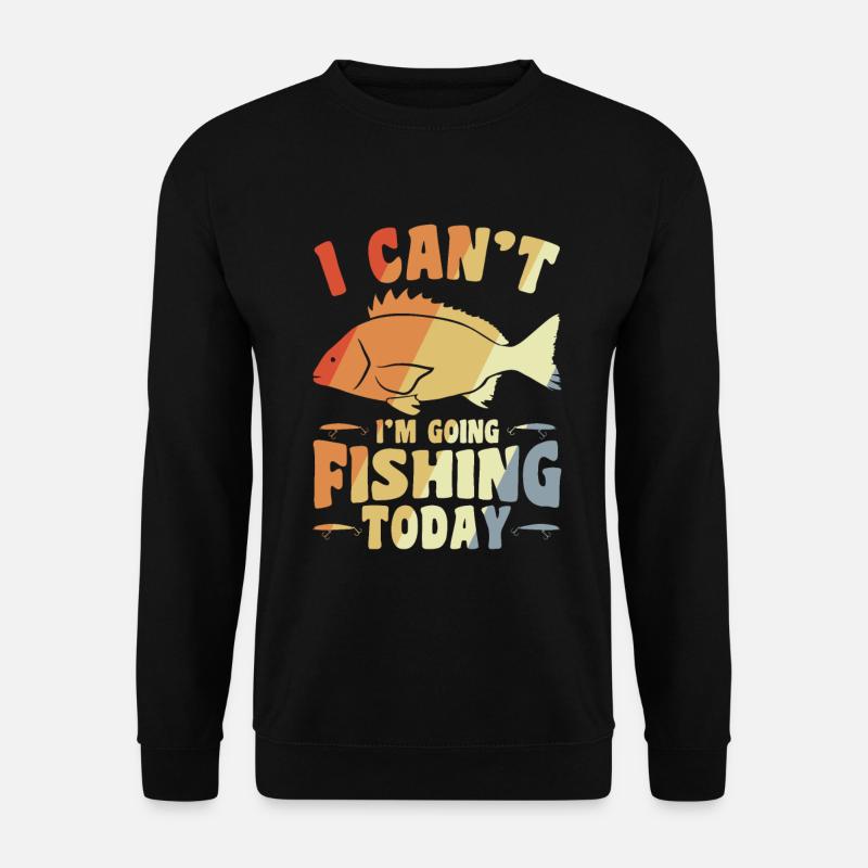 Angler Witz - Unisex Pullover - Schwarz