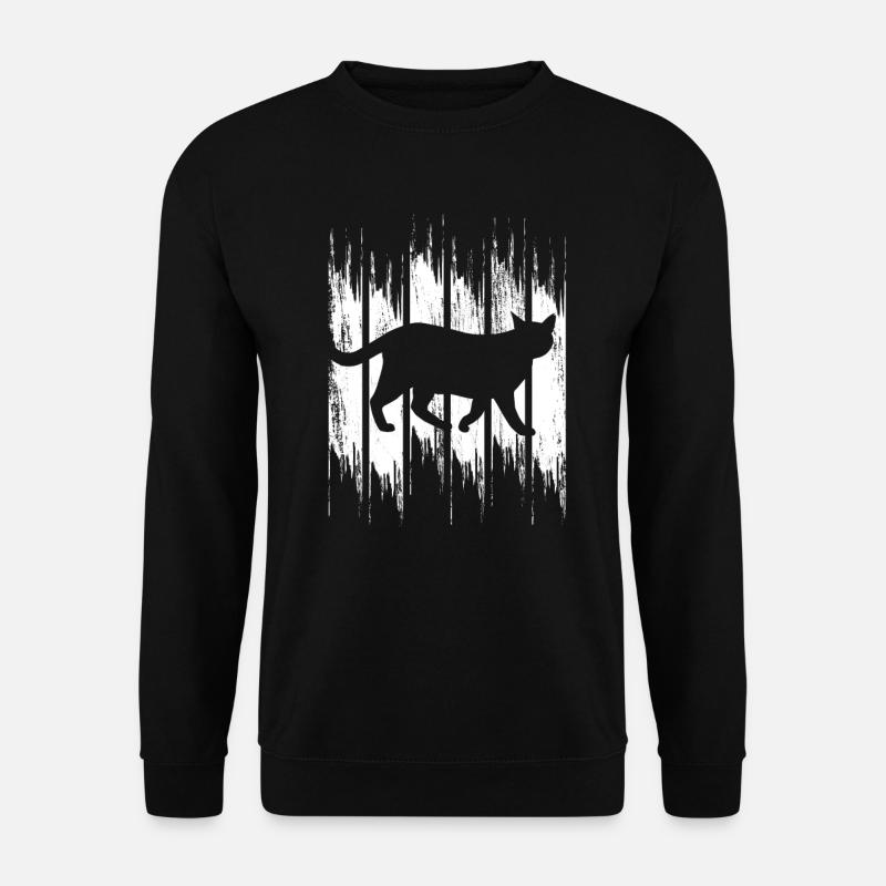 Lustige Katze - Unisex Pullover - Schwarz