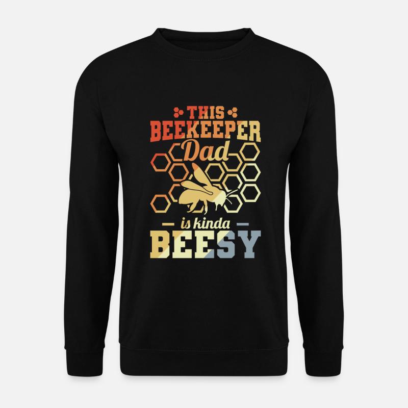Funny beekeeper father - Unisex Sweatshirt - black