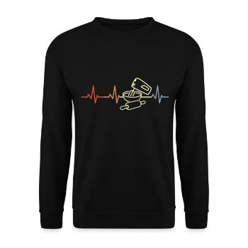 Gadget de cuisine Pulse - Sweat-shirt Unisexe - noir - Devant - Alina (178cm) & Michal (187cm)