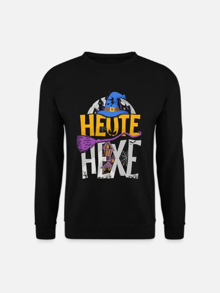 Karneval Kostüm Hexe lustiger Kostümersatz - Unisex Pullover - Schwarz