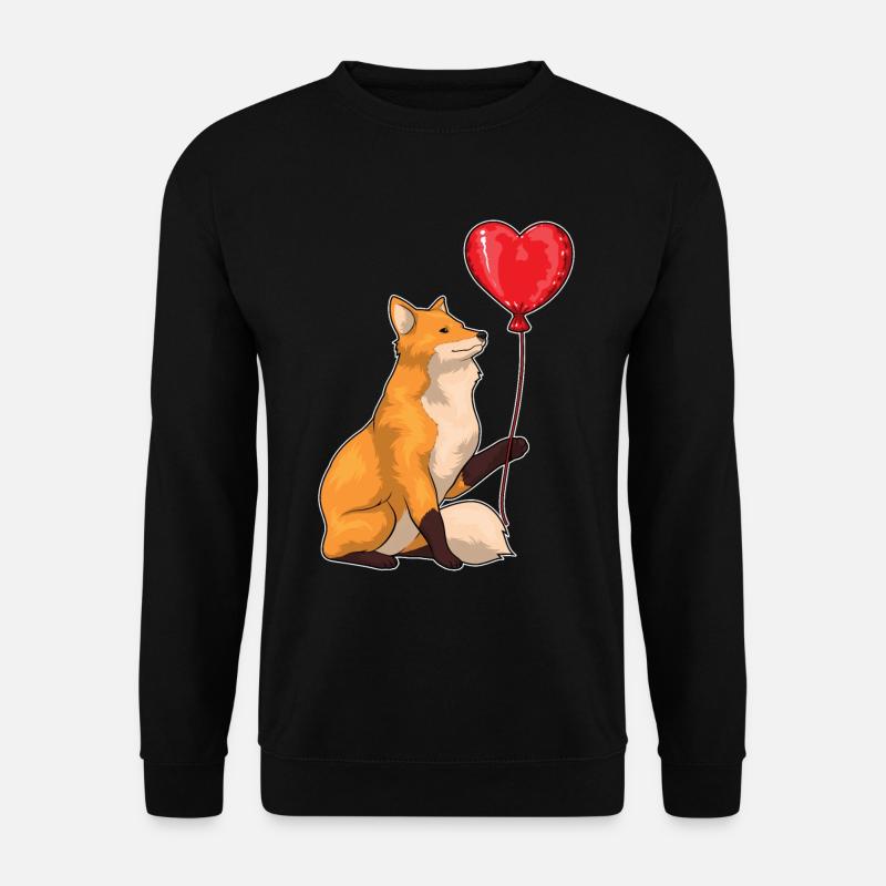 Fuchs Luftballon - Unisex Pullover - Schwarz