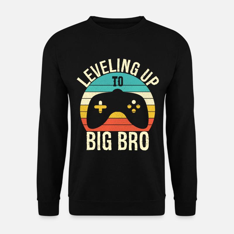 Leveling up to Big Bro - Sweat-shirt Unisexe - noir
