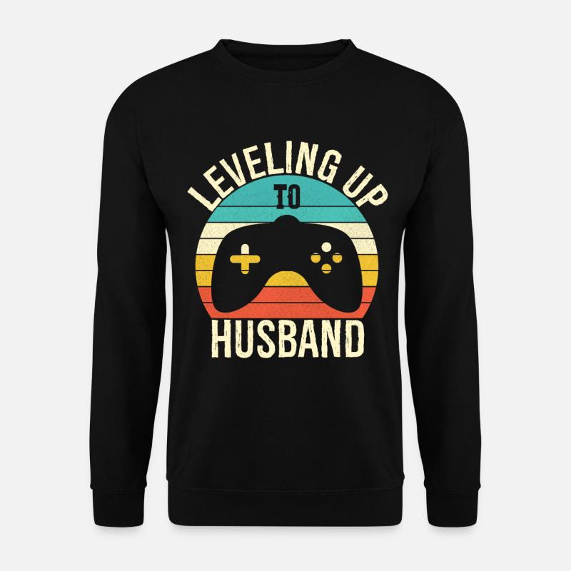 Aufstieg zum Ehemann - Unisex Pullover - Schwarz