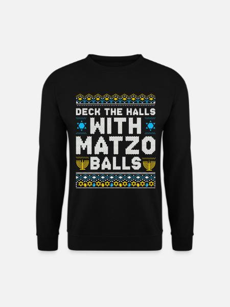 Joyeux Noël Noël Hanoukka Noël - Sweat-shirt Unisexe - noir