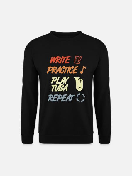 Tuba Motivation - Unisex Sweatshirt - black