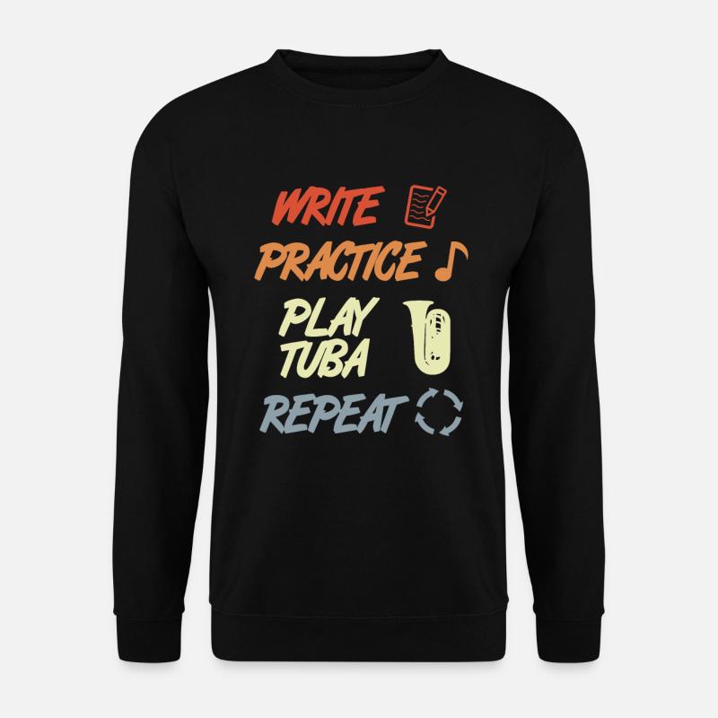 Tuba Motivation - Unisex Sweatshirt - black