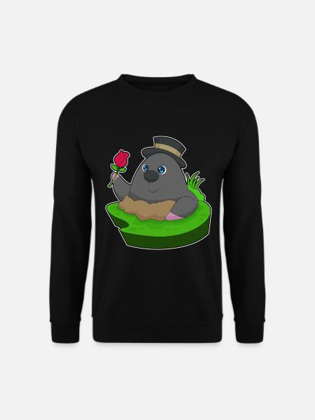 Mole Rose - Unisex Sweatshirt - black