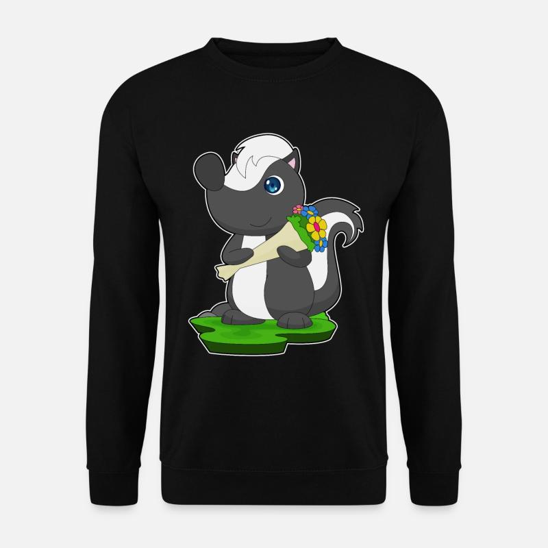 Skunk Bouquet - Unisex Sweatshirt - black
