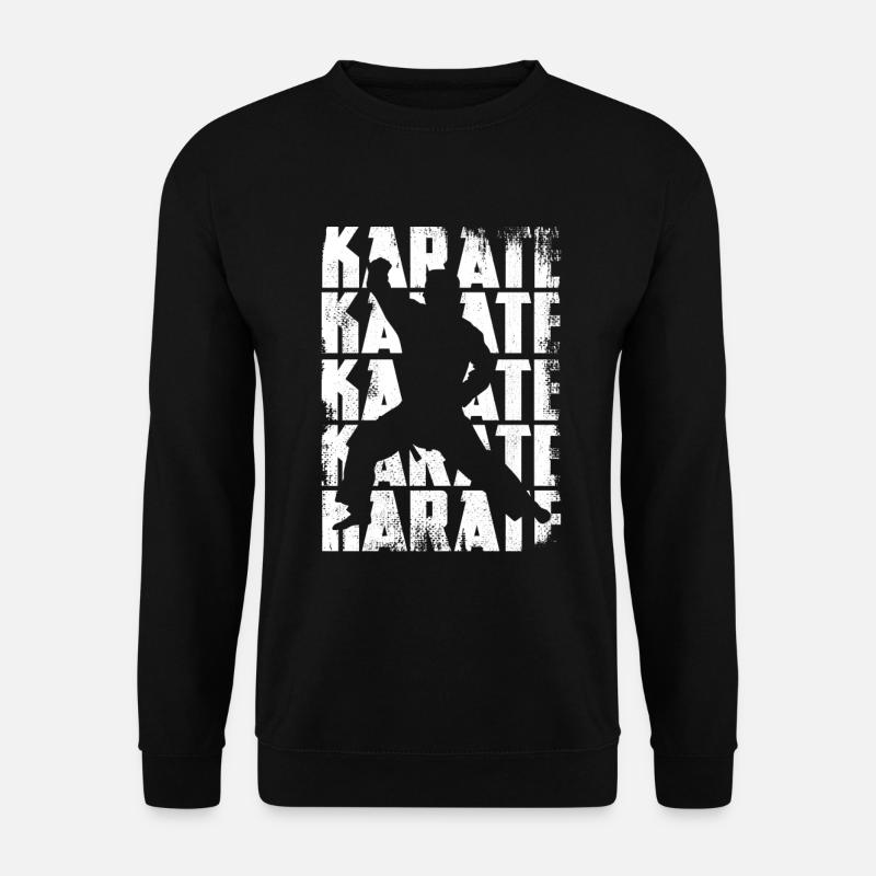 Lustiges Karate - Unisex Pullover - Schwarz
