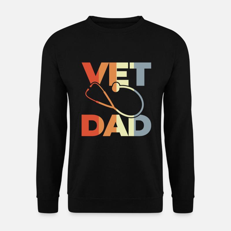 Tierarzt Papa - Unisex Pullover - Schwarz