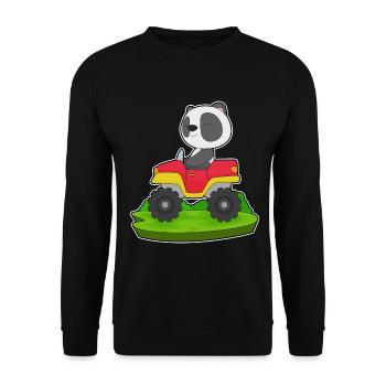 Voiture Panda - Sweat-shirt Unisexe - noir - Devant - Alina (178cm) & Michal (187cm)