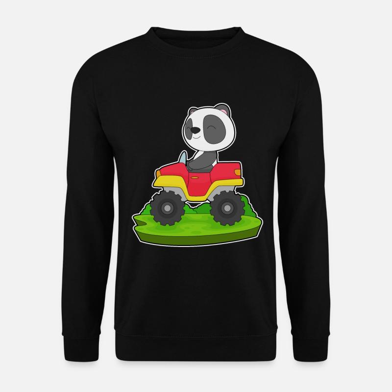 Panda Auto - Unisex Pullover - Schwarz