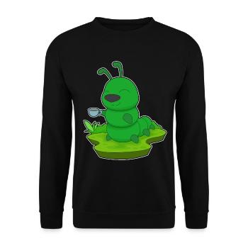 Tasse à café Caterpillar - Sweat-shirt Unisexe - noir - Devant - Alina (178cm) & Michal (187cm)
